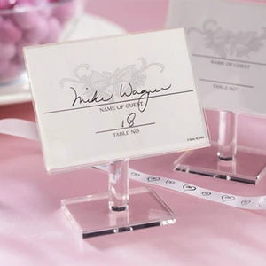 Interesting Acrylic Table Number Card for Wedding Table Decoration