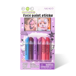 Wholesale Safe Non Toxic Face Paint Sticks with Washable Formula for Kids Parties