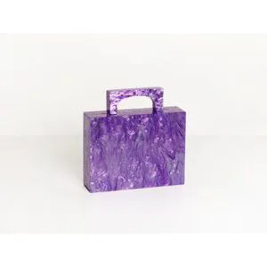 Stylish Resin Clutch Purse Handcrafted Women's Tableware & Party Decorations India RR ENTERPRISES Model RR202514647