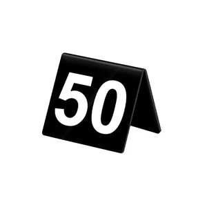 Number Signs Table Seating Place Card Hotel Room Number Sign for Election