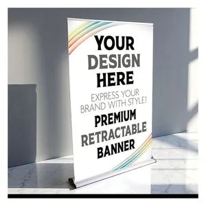 Wedding Retractable Banner Welcome Large Photo Roll Up, Custom logo Backdrop