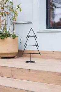 Modern Metal Christmas Tree Decor Stand for Holiday Table Centerpiece Decoration