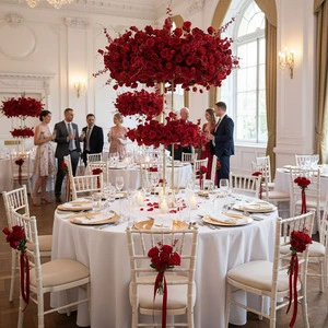 GNW Luxury High Quality Elegant Wedding Flowers Decorations and Centerpieces Set Artificial Real Look Customizable