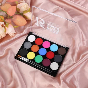 15 Colors Body Painting Paints Water Based Halloween Drama Kids Face Makeup Painting Paints Face Paints