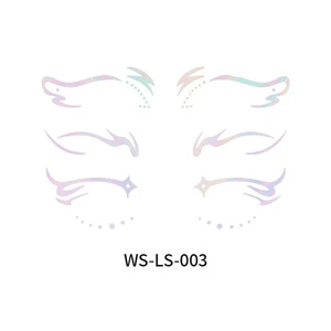 Waterproof Bronzing Face Tattoo Stickers Hot Selling Electronic Music Festival Freckle Stickers Masquerade