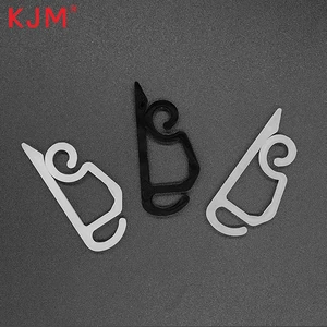 Christmas Mini Gutter Hang Hooks Plastic Clip Hooks for Christmas Tree Outside String Lights