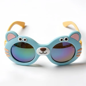 Kids Polarized Sunglasses UV Protection Eye Wear For Boys Girls Plastic Custom Colors
