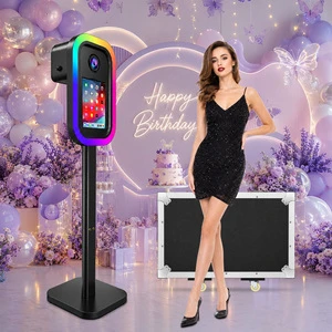New Oval Photo Booth DSLR IPad 2-In-1 Photobooth Fits 11