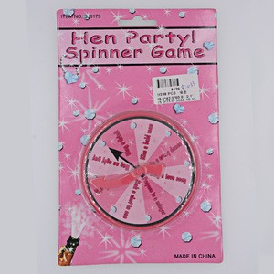 Factory Direct Sale Hen Party Spinner Turntable Toy Truth or Dare Alcohol Drinking Bar Game Bachelorette Party Favor