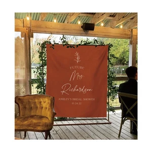 Custom Eco-Friendly UV-Resistant Digital Fabric Printing Business Hanging Wedding Welcome Banners Birthday Party Festival Indoor