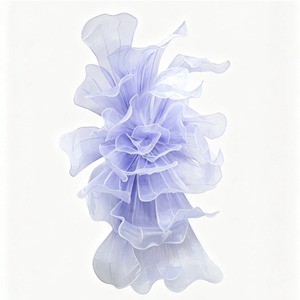 Handmade Giant Silk Screen & Organza Flowers, Large Floral Backdrop for Wedding, Photography and Stage Background Decoration