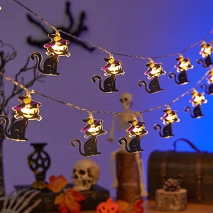 Wholesale Festival Supplies Light up Halloween Buckets Plastic Pumpkin Decoration With Led Light