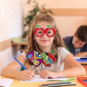 New Graduation Season Party Decoration Paper Glasses for Graduation Photo Props