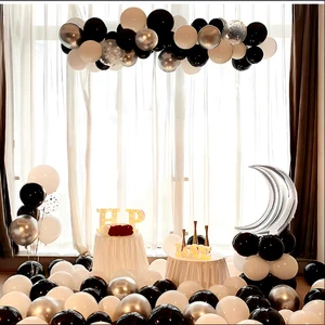 High-end Set of Decorations Backdrops and Accessories for a Girlfriend's Birthday Party with Balloons