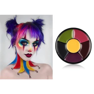 6 Colors Face Painting Body Makeup Non Toxic Water Paint Oil for Christmas Halloween Fancy Carnival Vibrant Party