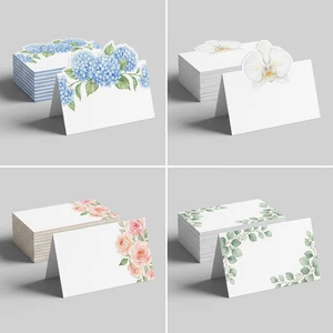 Multipurpose Customized Paper Cards | Plant Tags, Seat Markers, Table Name Cards for Weddings & Holiday Banquet Decor