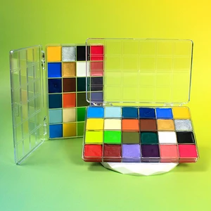 Small Order Accepted Oiled Based 24-Color Face Body Paint Pigment Body Painting Supplies Body Makeup Temporary For Children