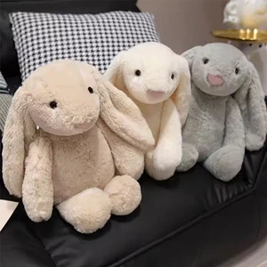 Wholesale Pink Easter Cute Long Ear Rabbit Doll Toy Stuffed Animal Bunny Plush Soft Toys