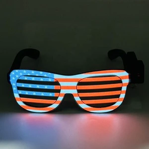 Cool Design Luminous Rave Party Glasses Glowing in the Dark Wholesale