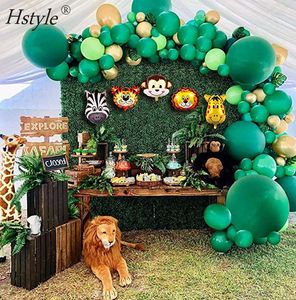 New Jungle Safari Theme Party Supplies 110 PCS DIY Balloon Garland Kit for Adults Graduation Halloween Birthday Baby Shower