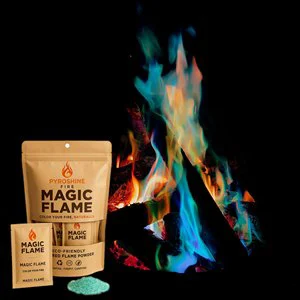 Magical Color-Changing Bonfire Fire Color Changing Kraft Packets Colour Your Flame For Decorative Fire Flames