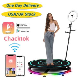360 Photo Booth Studio Prop Video Automatic Machine Photobooth Shooting Photography Turntable Platform Rotating Display Stand