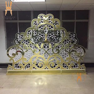 Wedding Decoration Wall Acrylic Frame Round Backdrop for Hotel Banquet Party Event