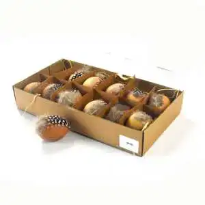 Trendy Design Chicken Goose Eggshell Colorful Plastic Easter Eggs for Decoration