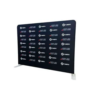 Fitted Backdrop Picture Custom Media Wall Step and Repeat Banner for Event Booth Setup