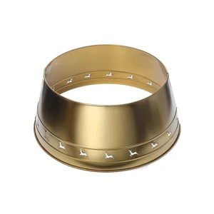 Great Selling New Look Low Price Brass Christmas Tree Stand and Collar for Holiday Decorations Blank Sublimation
