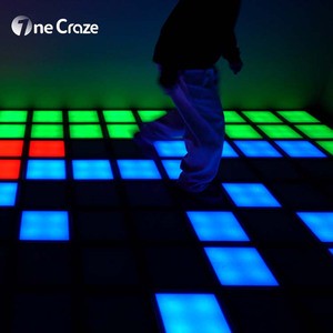 Interactive Kid LED Dance Floor Game With IP65 Waterproof 300KG Load Capacity External DMX Control For Indoor Use
