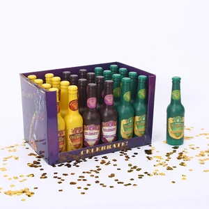 多种尺寸和颜色定制节日用品啤酒瓶派对波普迷你五彩纸屑大炮