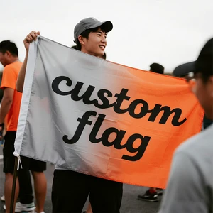 Custom 3x5ft Promotion Pennant Outdoor Flying Flag Custom Sublimation Blank Logo Banner Any Design Customizable Flag