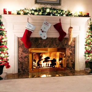 White Merry Christmas Stocking with Snowflakes Embroidery Hanging Xmas Home Decor Custom Stockings