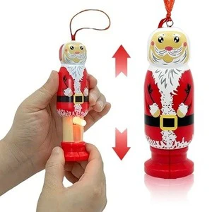 Surprise Drawer Funny Santa Ornament | Light-Up 