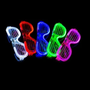 Cool Led Party Glasses Fashion Party Decoration Led Light Glowing Glasses for Birthday Nightclub Bar
