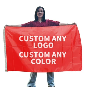 High Quality Business Advertising Custom Banner Promotional Polyester Fabric Digital Printing Double Side 3x5 Ft Custom Flag