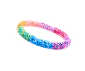 Festival Ready Cute Bead Cuff Bracelet Colorful Handmade Arm Candy for Wedding Anniversary & Party-Luxury Design Gift