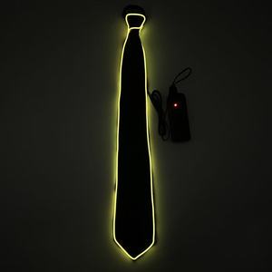 Luminous LED Necktie Party Accessories High Visibility Durable 2 AA Battery Novelty Item