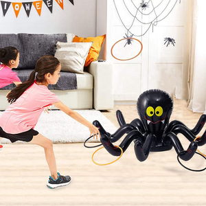 Customized Wholesale Factory Direct Inflatable Ring Toss Game with Spider Target - Fun Carnival Toy & Party Decoration for Kids