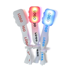 Led Bracelet for Event Concert Music Flashing Wristband Multicolor LEDWristbands Party Events Supplies Remote Light up Bracelets