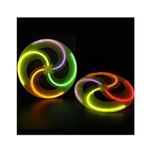 Night Fun Neon Kids Outdoor Toy Party Game Flying Disc Glow Sticks