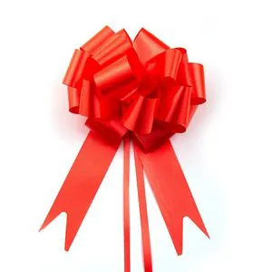 Floral Organza Pull Bow Ribbon Metallic Butterfly Design Durable High Color Fastness 3* Halloween/Christmas/Wedding/Birthday