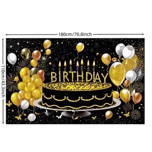 Colorful Balloon Rainbow Happy Birthday Background Banner Graffiti Family Celebrate Party Wall Decor Banner Photo Booth Props