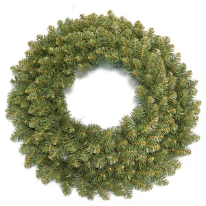 Festive Green 60CM Artificial Pine Wreath Christmas Decor for Home Door Wall Holiday Party Decoration