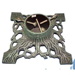 Hot Sales New Cast Iron Christmas Tree Stand Metal Christmas Tree Stand Tree Root