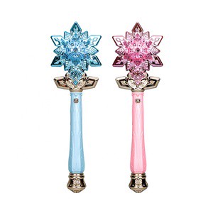 New Design Dress up & Pretend Play Princess Magic Wand Toys Party Favor Plastic Windmill Stick Light up Toys for Kids