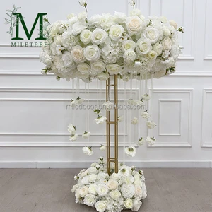 Popular Wedding Decoration Flower Stand Floral Arrangement Set for Party Event Table Flower Centerpiece
