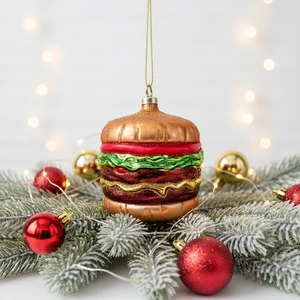 Vintage Handmade Blown Glass Round Ornaments with 3 Colors From China for Christmas Holiday Decoration