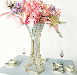 Modern Cross-border Wedding Props Flower Arrange Main Table Decorative Ornaments Iron Pendant Flower Rack Stage Auditorium Road